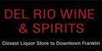 A liquor store to downtown and all rio wines & spirits