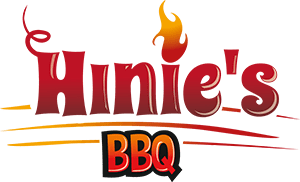 A logo for hinei 's bbq.